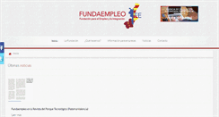 Desktop Screenshot of fundaempleo.net